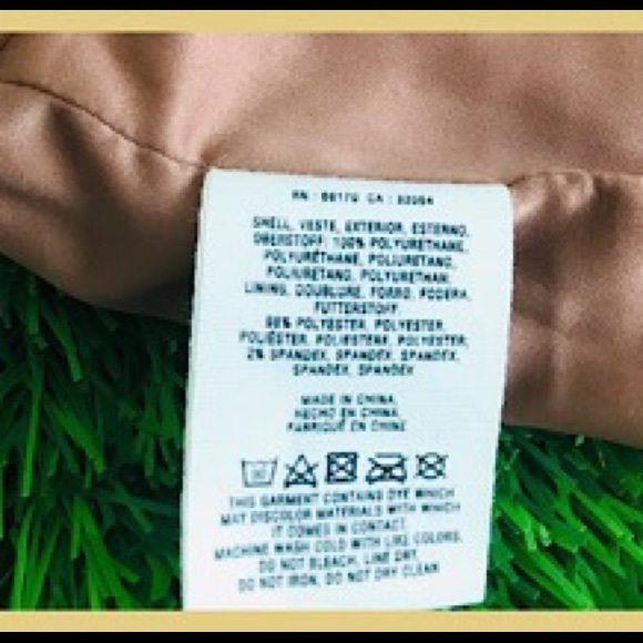 Brown leather shorts - Picture 3 of 4